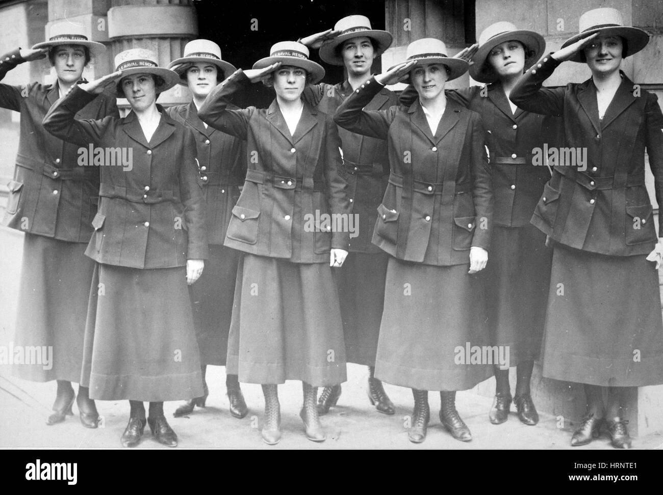 Yeomen befestigt an der Naval Reserve, 1918 Stockfoto