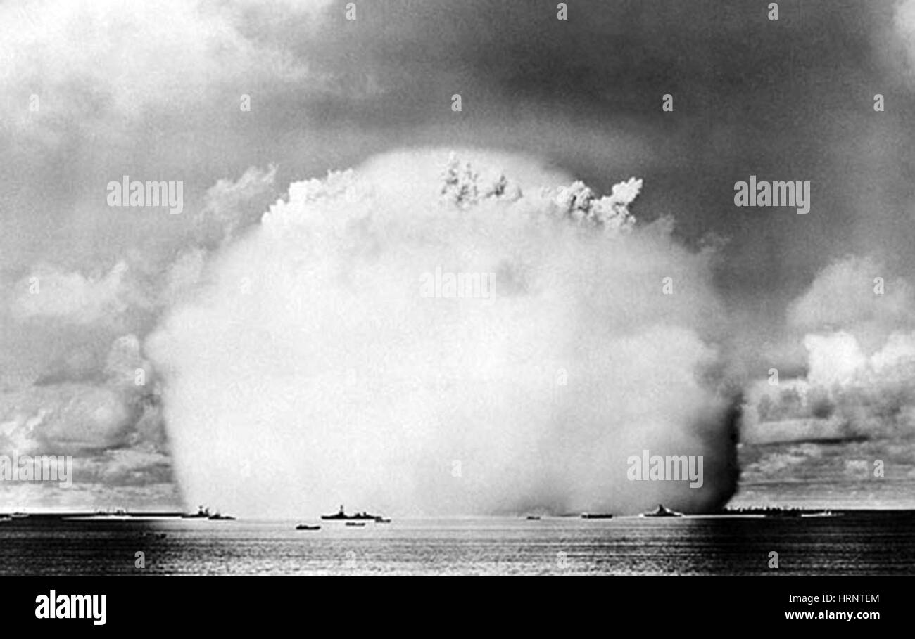 Operation Crossroads BAKER, 1946 Stockfoto