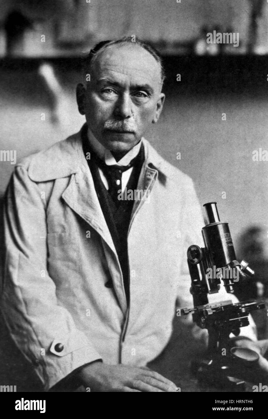 Jules Bordet, belgischer Immunologe Stockfoto