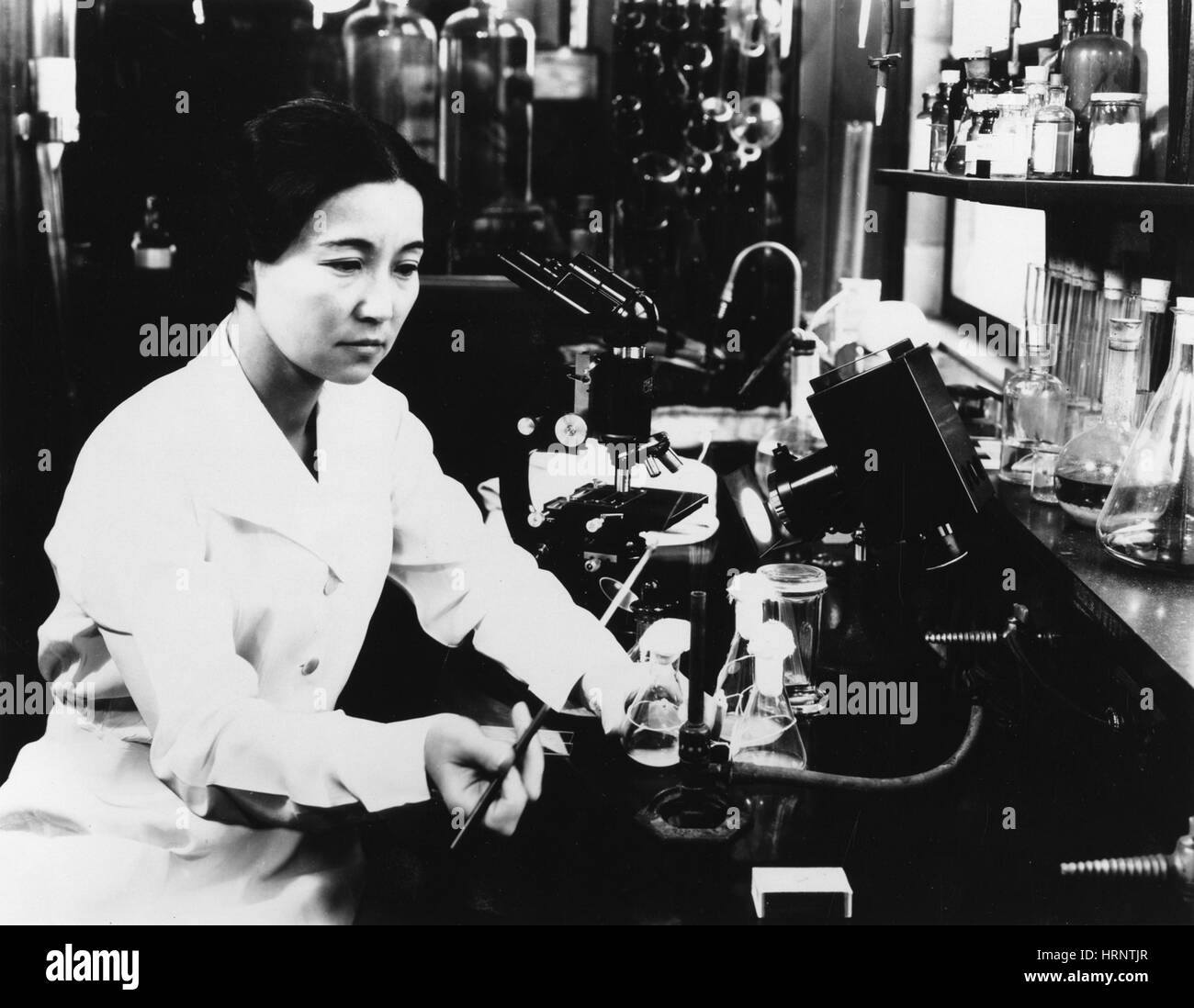 Ruby Hirose, US-amerikanischer Biochemiker Stockfoto