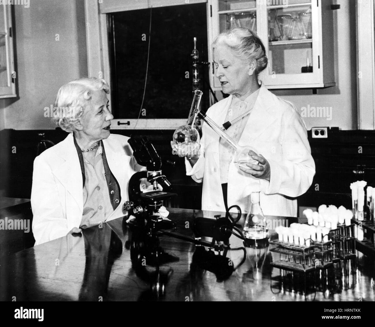 Hazen und Brown, amerikanischer Bakteriologen Stockfoto