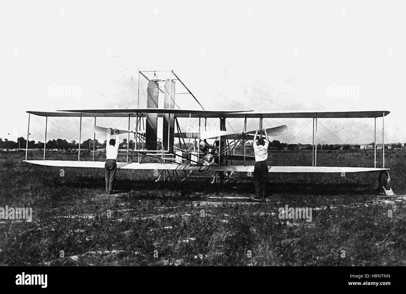Wright Flyer, 1910 Stockfoto