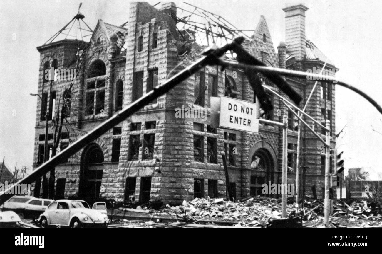 Super Tornado Outbreak, 1974 Stockfoto