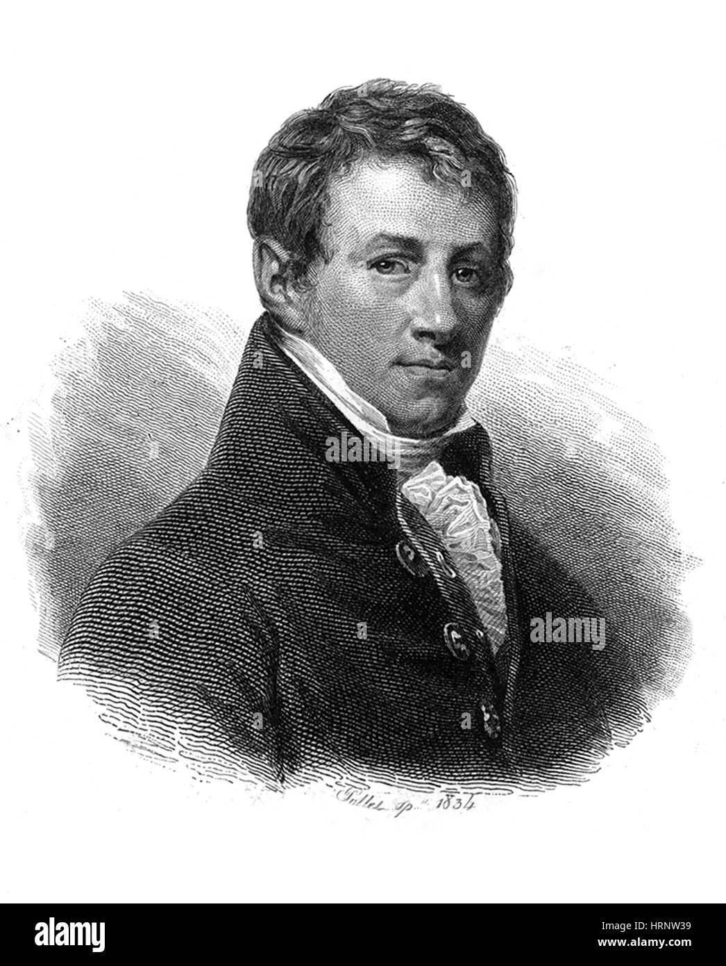 Humphry Davy, englischer Chemiker Stockfoto