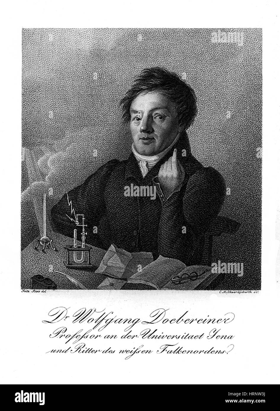 Johann Wolfgang Dobereiner, deutscher Chemiker Stockfotografie Alamy