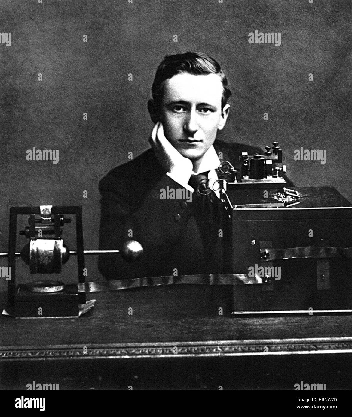 Guglielmo Marconi, italienischer Erfinder Stockfoto