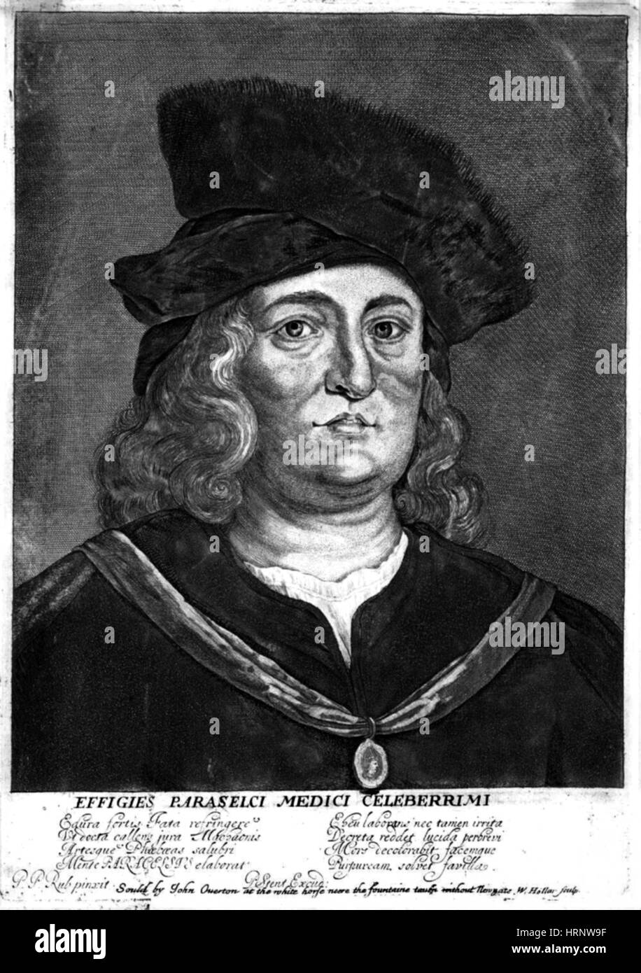 Paracelsus, Schweizer Universalgelehrter Stockfoto