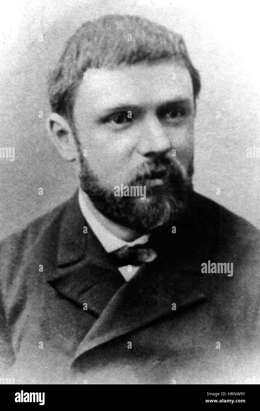 Henri Poincar̩, französischer Universalgelehrter Stockfoto