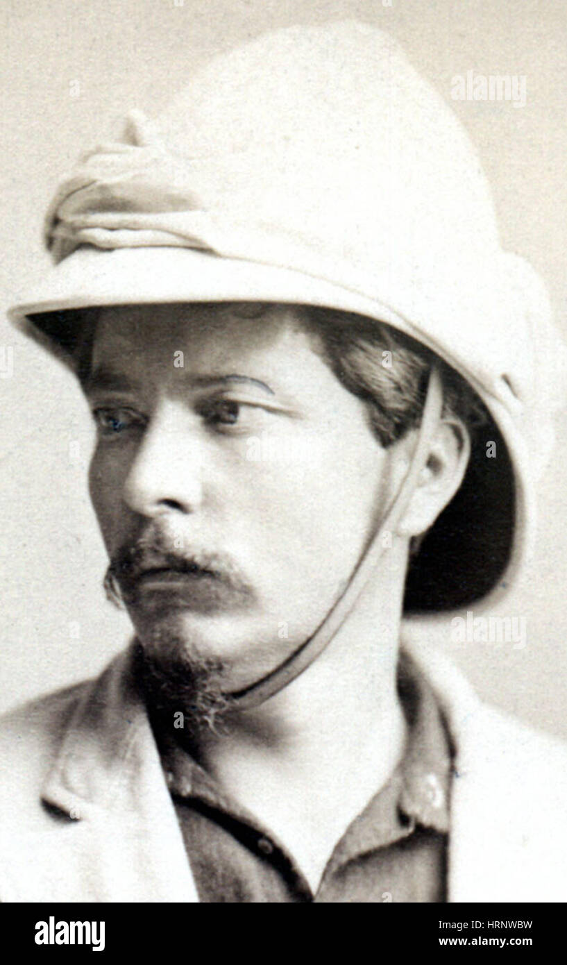Henry Stanley, walisischer Explorer Stockfoto