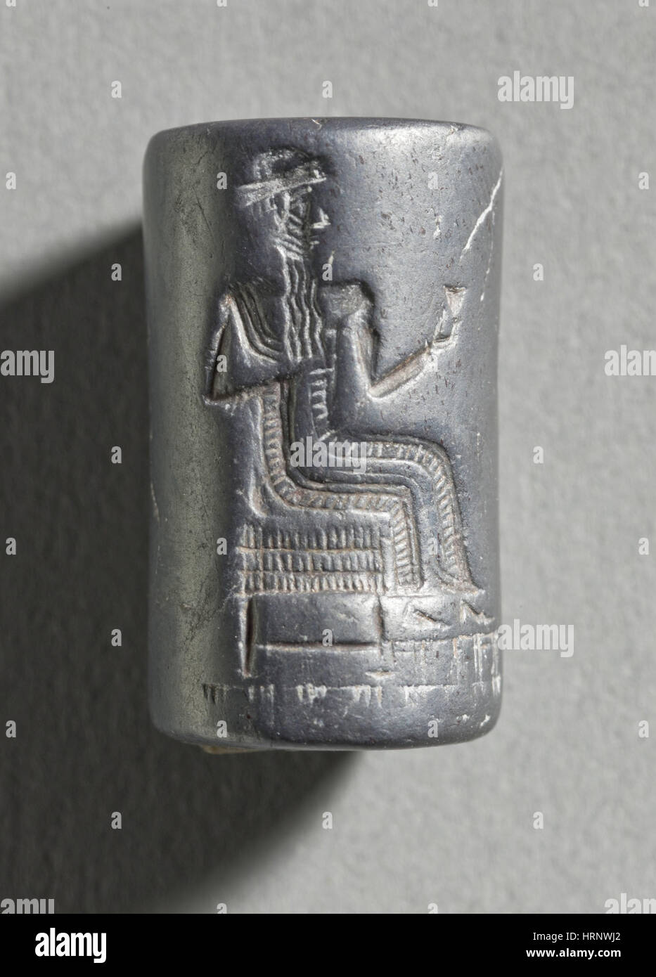 Mesopotamischen Rollsiegel Stockfoto