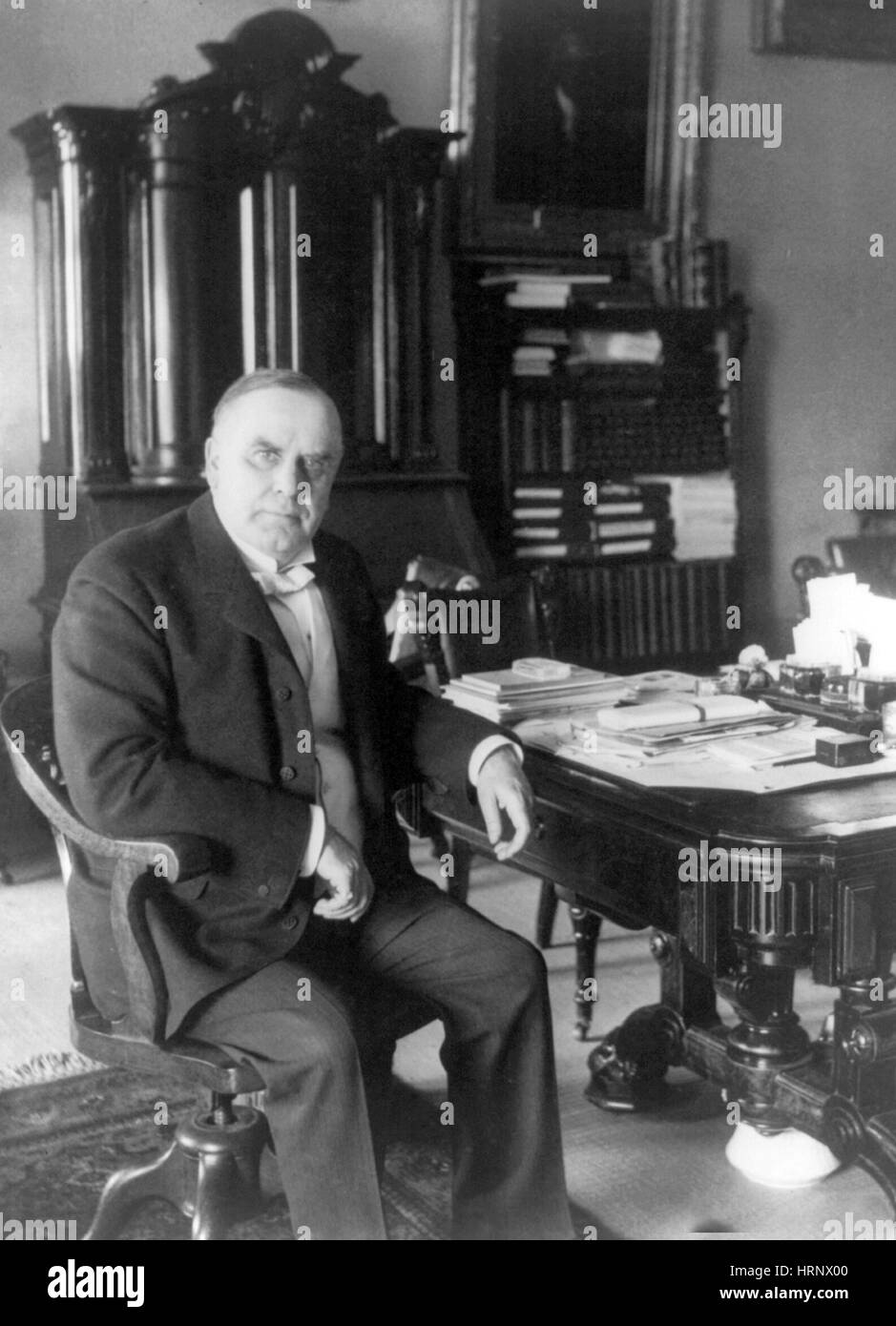 William McKinley, 25. Präsident der USA Stockfoto