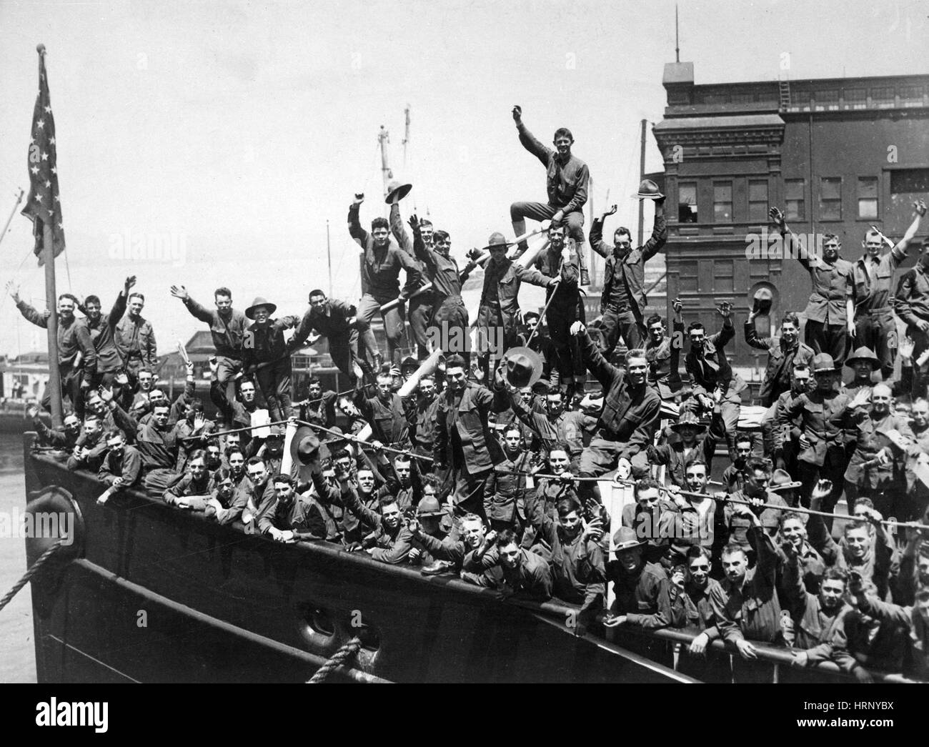 Dem Ersten Weltkrieg Begann Fur Frankreich 1917 Stockfoto Bild