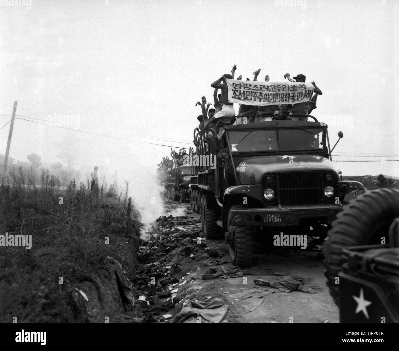 Korea-Krieg, große Betriebsschalter, 1953 Stockfoto