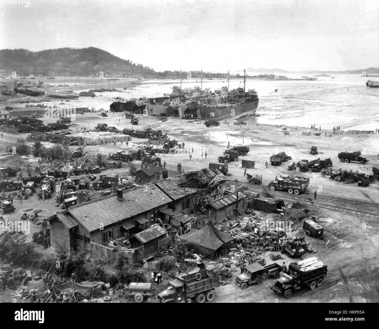 Korea-Krieg, Schlacht von Inchon, 1950 Stockfoto