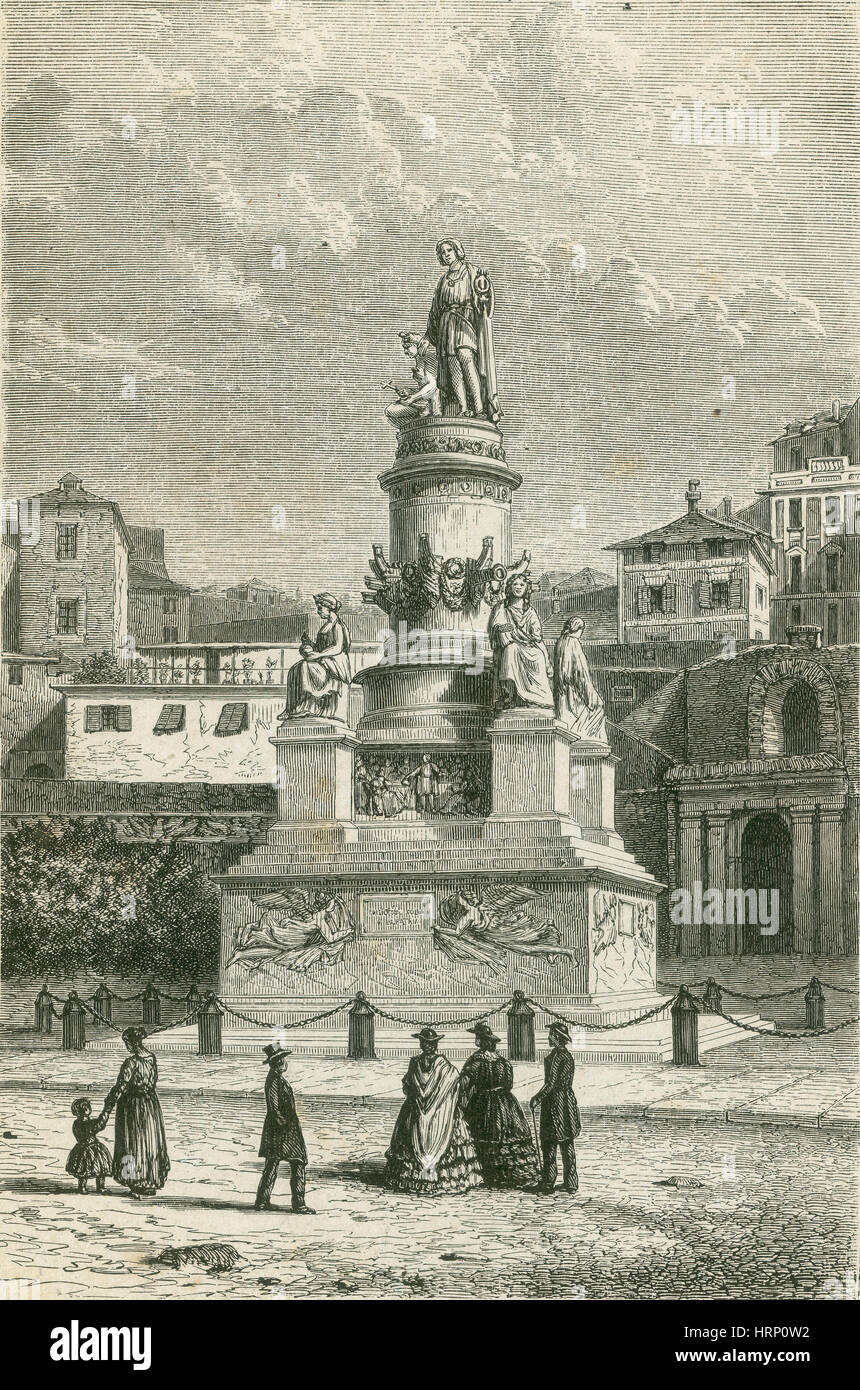 Denkmal von Christoph Kolumbus Stockfoto