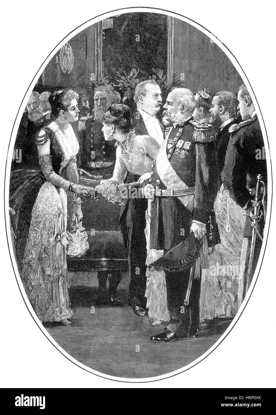 First Lady Frances Cleveland, 19. Jahrhundert Stockfoto