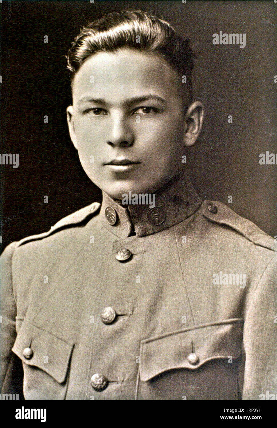 Frank Schnallen, letzte Überlebende amerikanische WWI Veteran Stockfoto