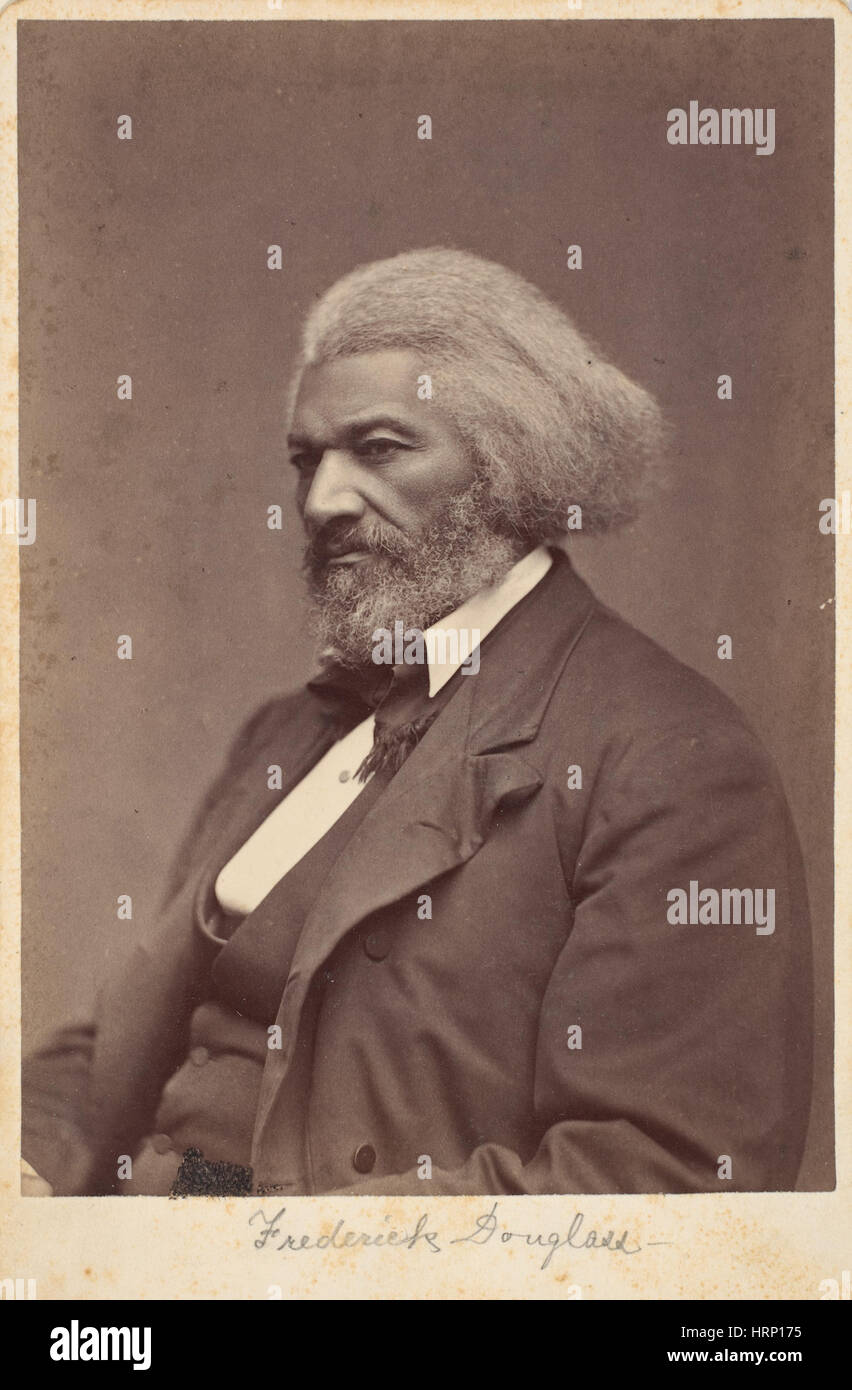 Frederick Douglass, US-amerikanischer Abolitionist Stockfoto