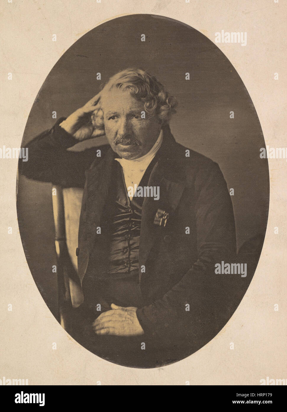 Louis Daguerre, französischer Erfinder Stockfoto