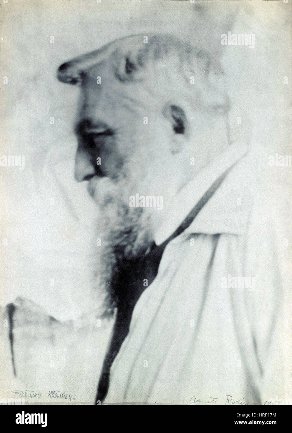 Auguste Rodin, französischer Bildhauer Stockfoto