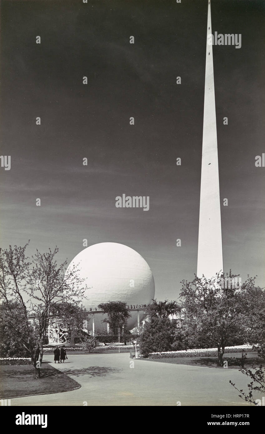 Themenausstellung, New Yorker Weltausstellung 1939 Stockfoto