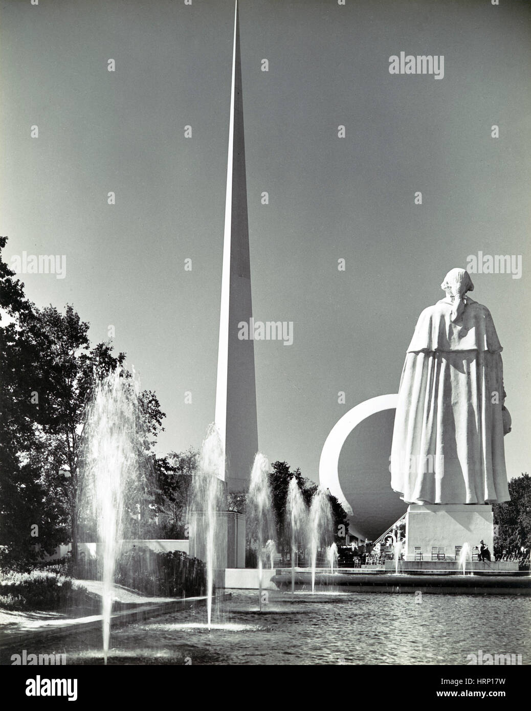 Brunnen, Weltausstellung 1939 NewYork Stockfoto