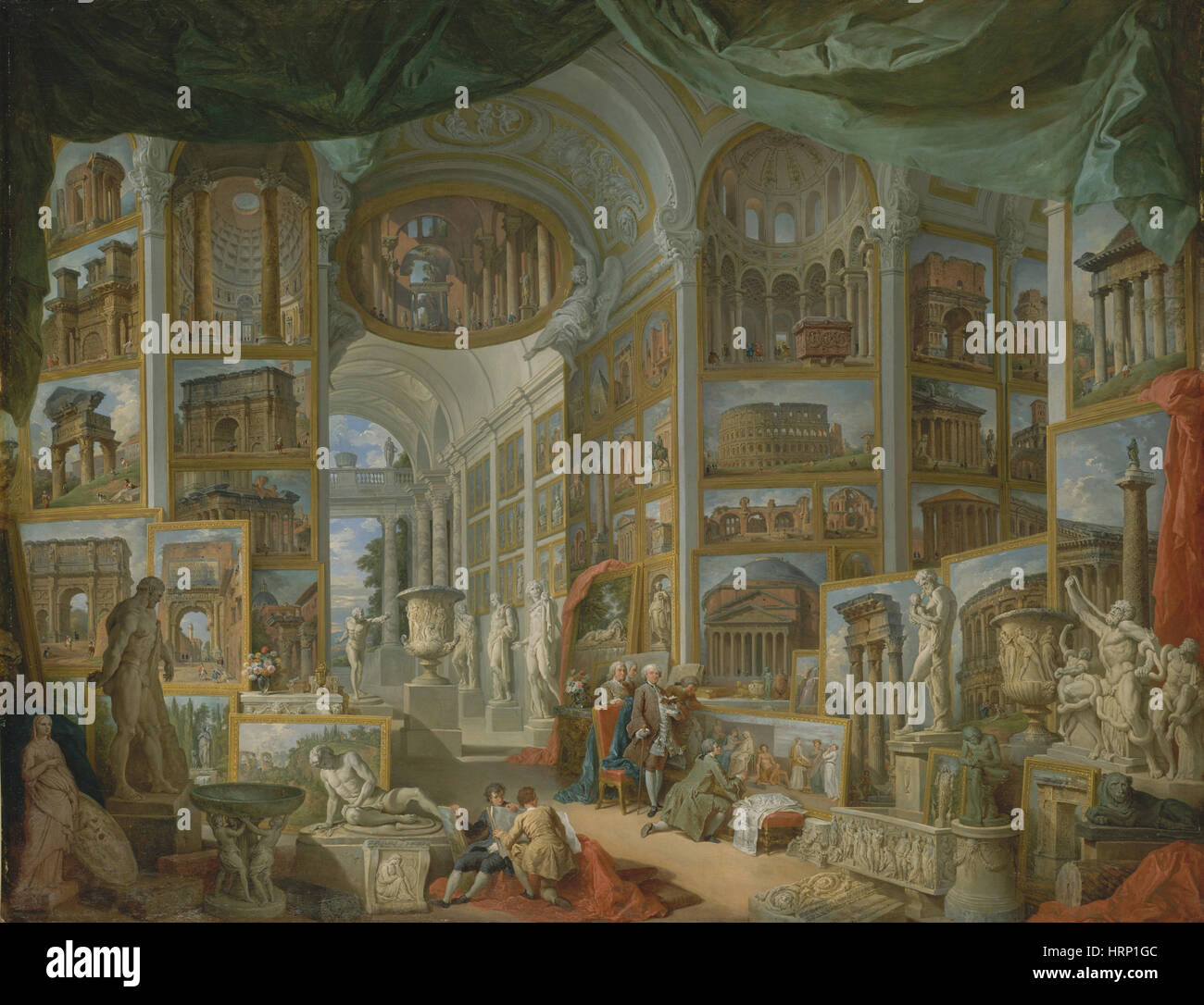 Antiken Rom von Giovanni Paolo Panini Stockfoto