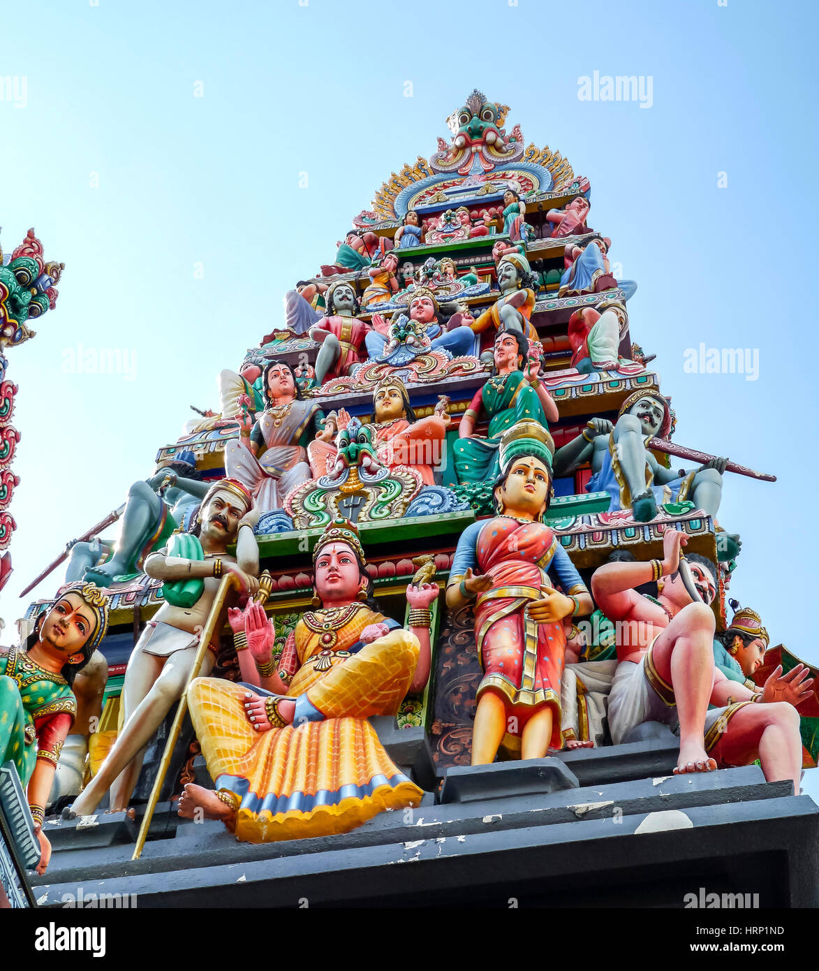 Tempel Sri Mariamman Tempel der Muttergöttin, Chinatown, Singapur, Asien, Singapur Stockfoto Tempel Sri Mariamman Tempel der Muttergöttin, Chinatown, Singapur, Asien, Singapur Stockfoto