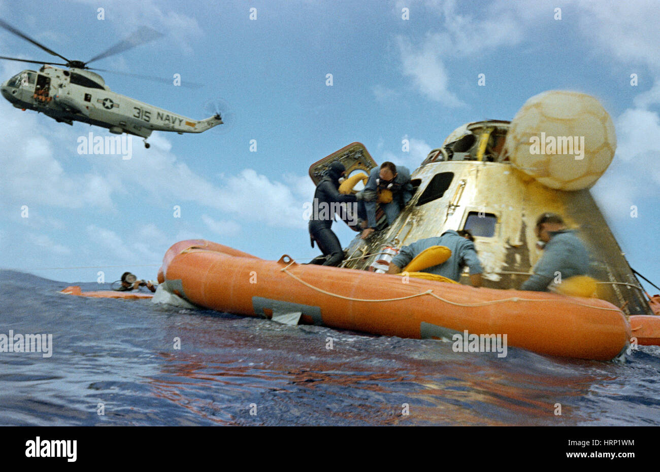 Apollo 12 Monitorbox Recovery Stockfoto