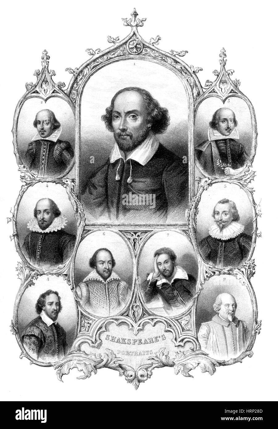 William Shakespeare, englischer Dramatiker Stockfoto