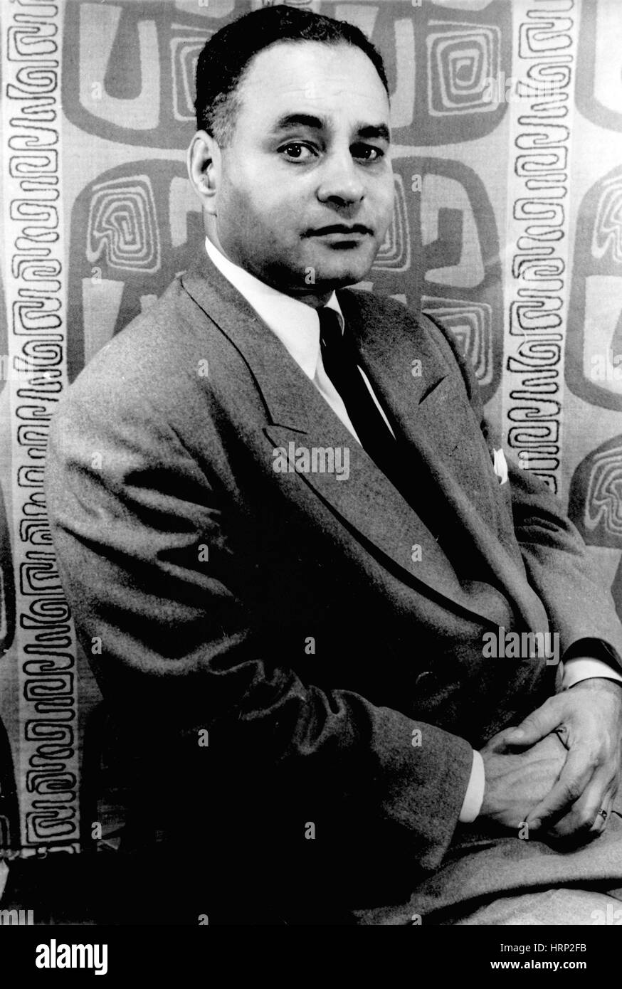 Ralph Bunche, US-amerikanischer Diplomat Stockfoto