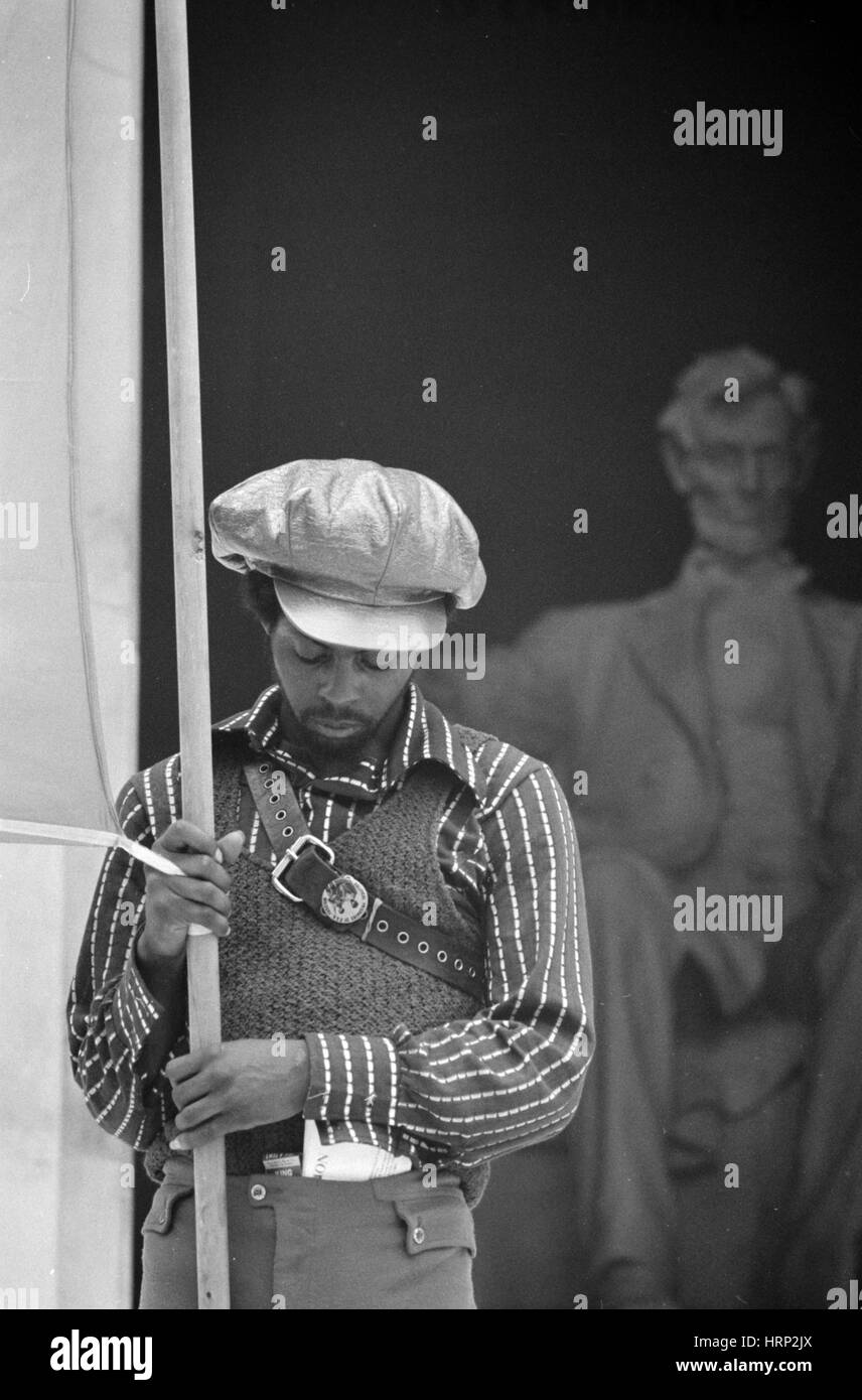 Black Panther Convention, 1970 Stockfoto