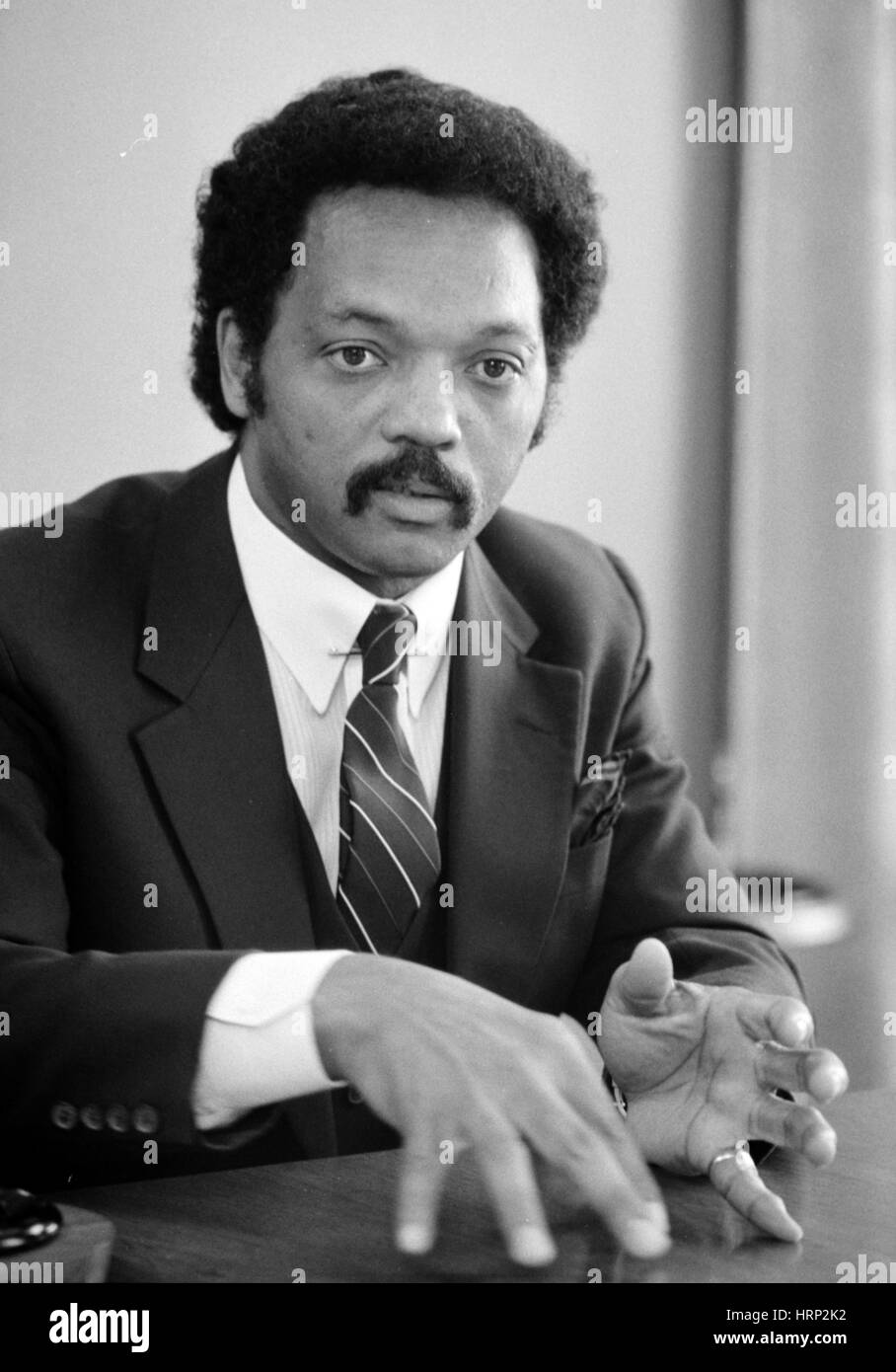 Bürgerrechtler Jesse Jackson, Sr., Stockfoto