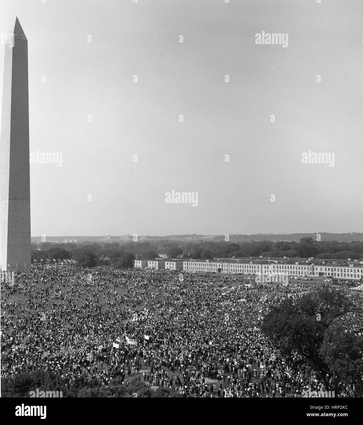 Marsch auf Washington für Arbeitsplätze und Freiheit, 1963 Stockfoto