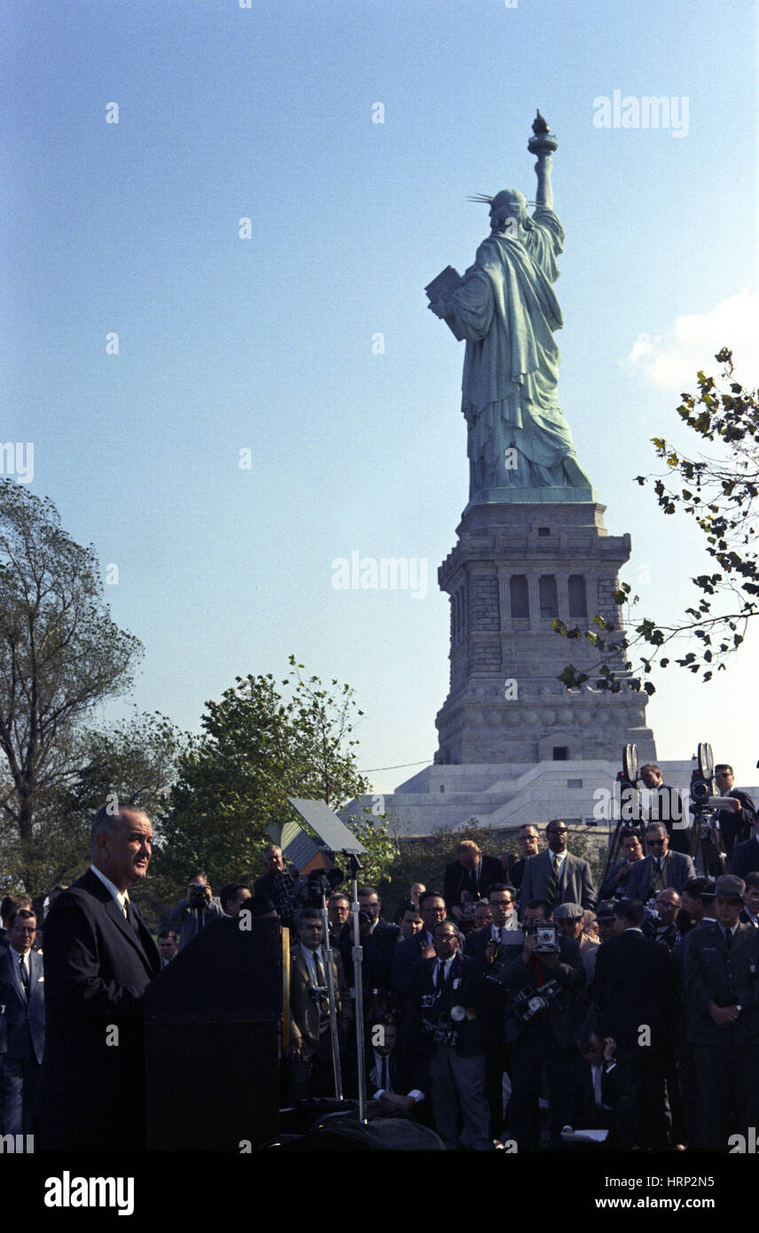 Immigration and Nationality Act von 1965 Stockfoto