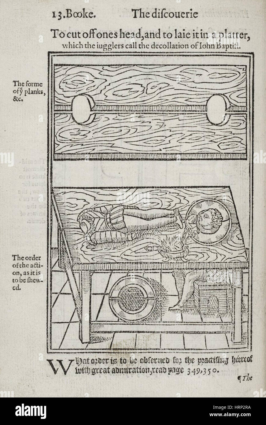Die Entdeckung der Hexerei, 1584 Stockfoto