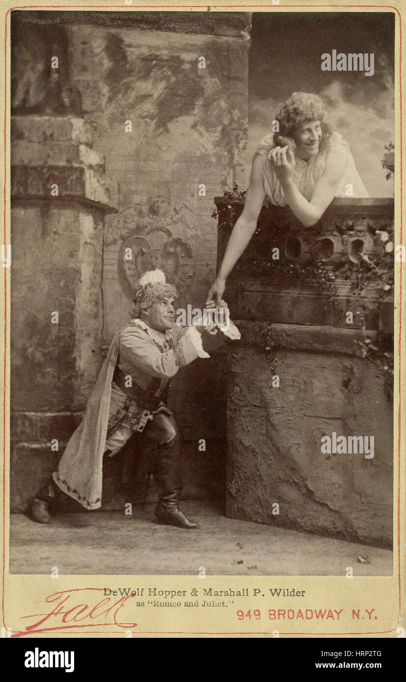 Burleske von Romeo und Julia, 1888 Stockfoto