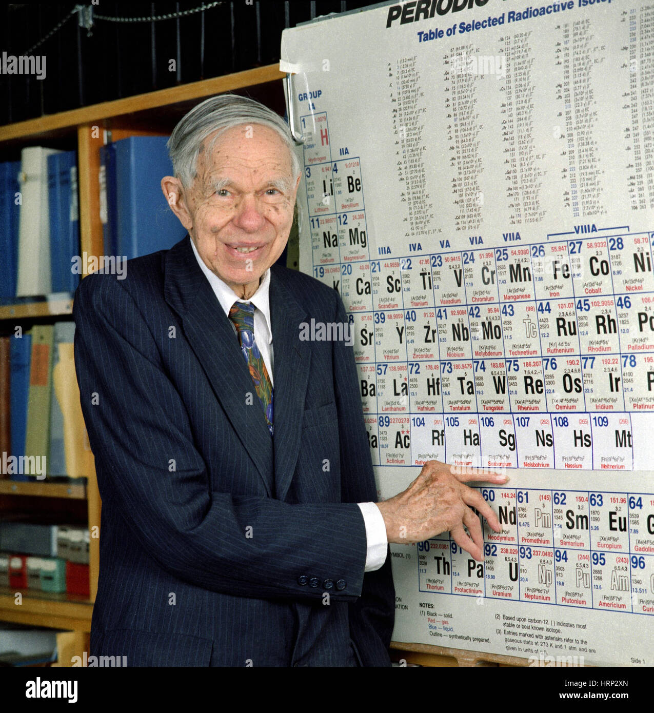 Seaborg, US-amerikanischer Chemiker nuklearen Stockfoto