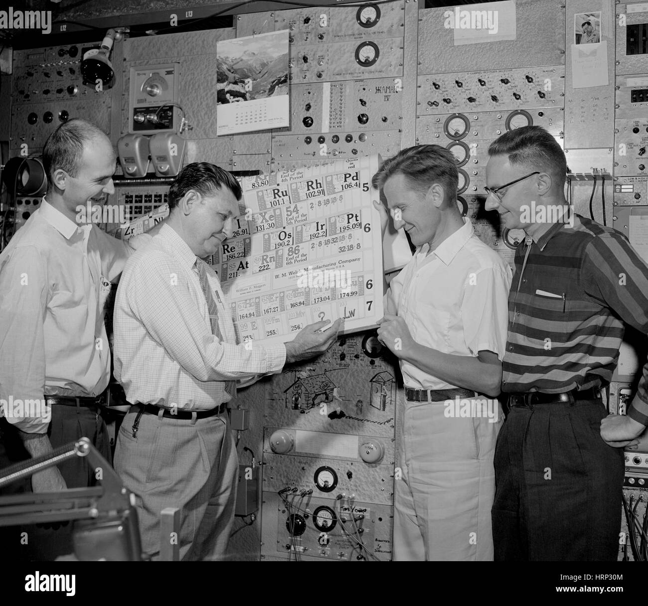 Lawrencium Co-Entdecker, Element 103, 1961 Stockfoto