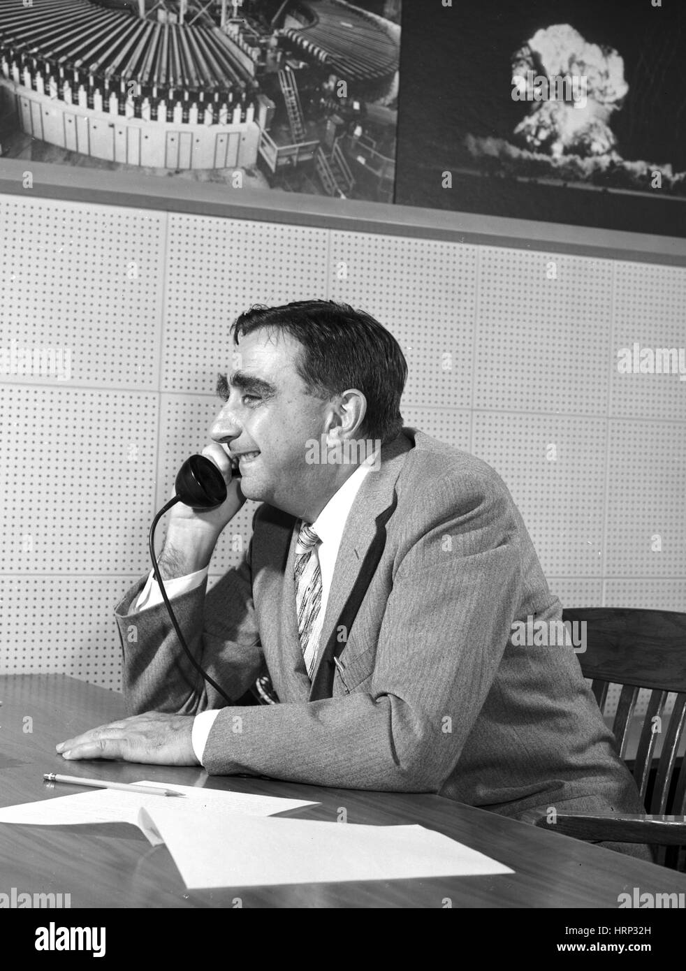 Edward Teller, Ungarisch-amerikanischer Physiker Stockfoto