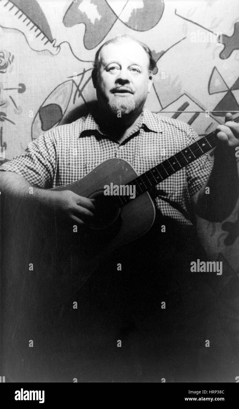 Burl Ives, US-amerikanischer Folk-Sänger Stockfoto