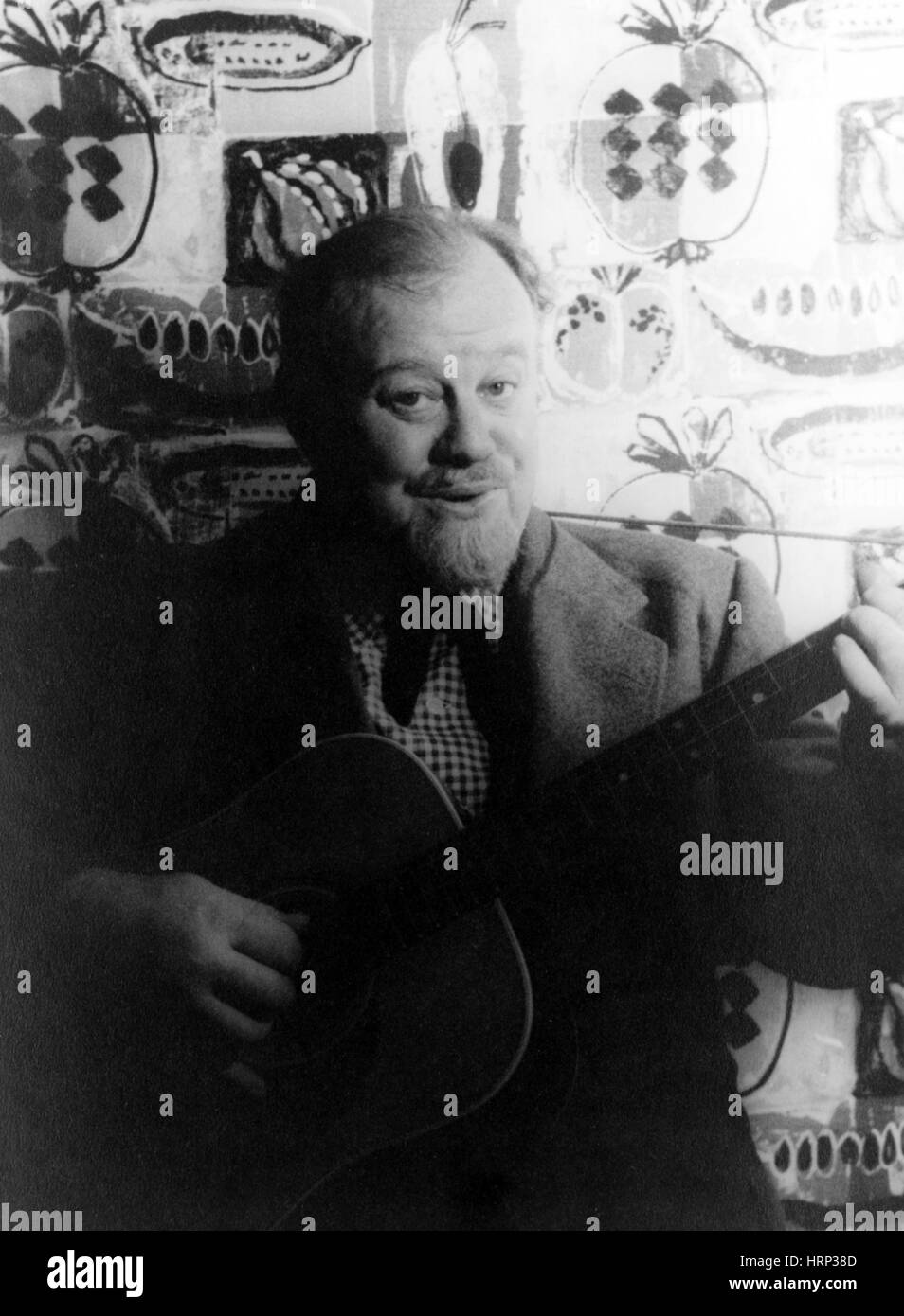Burl Ives, US-amerikanischer Folk-Sänger Stockfoto