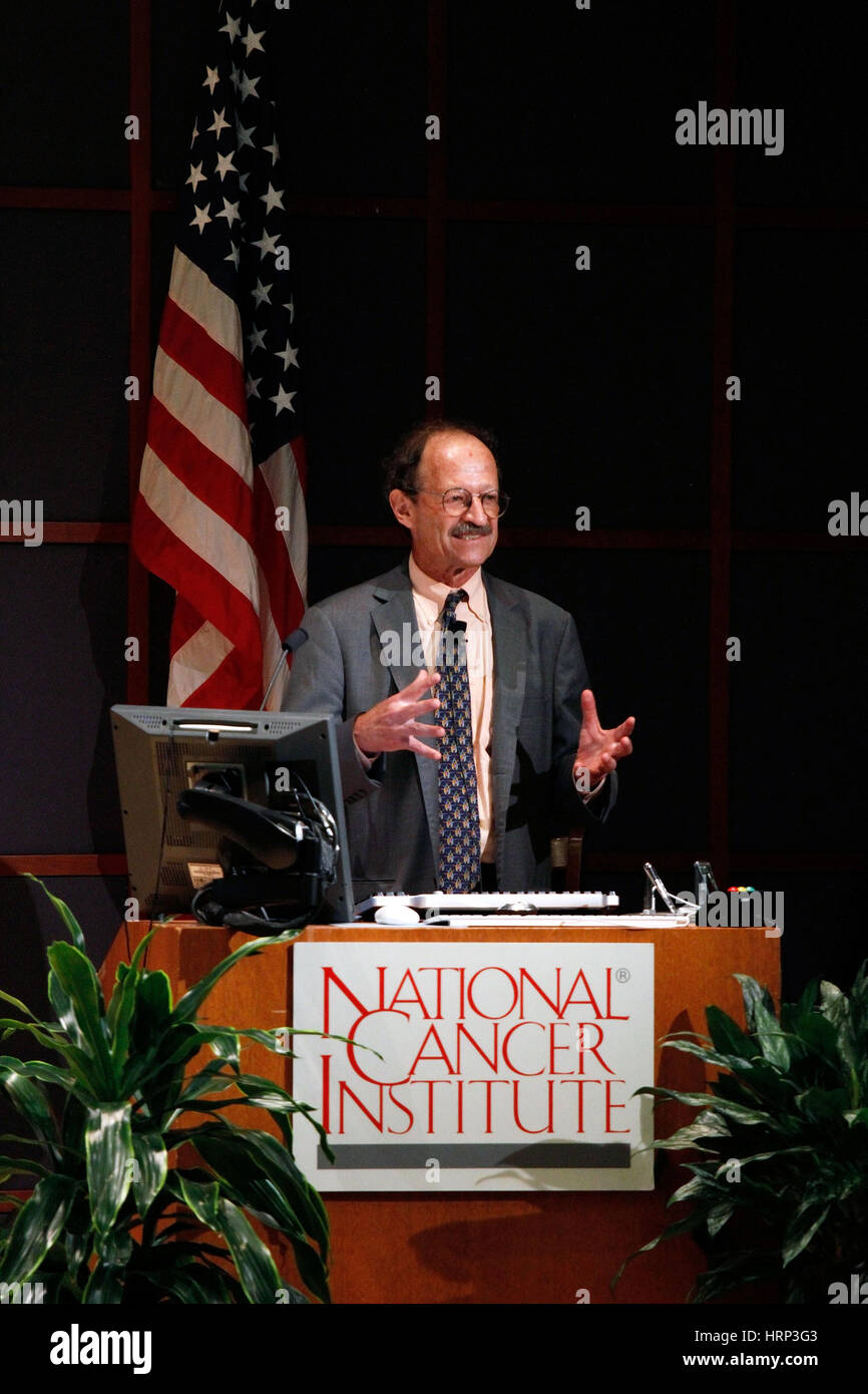 Harold Varmus, US-amerikanischer Zellbiologe Stockfoto