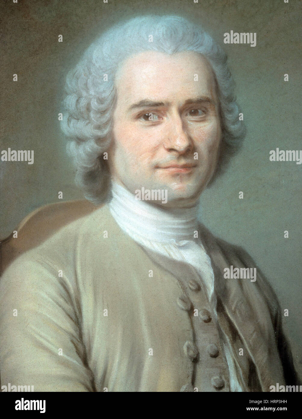 Jean-Jacques Rousseau, Schweizer Philosoph Stockfoto