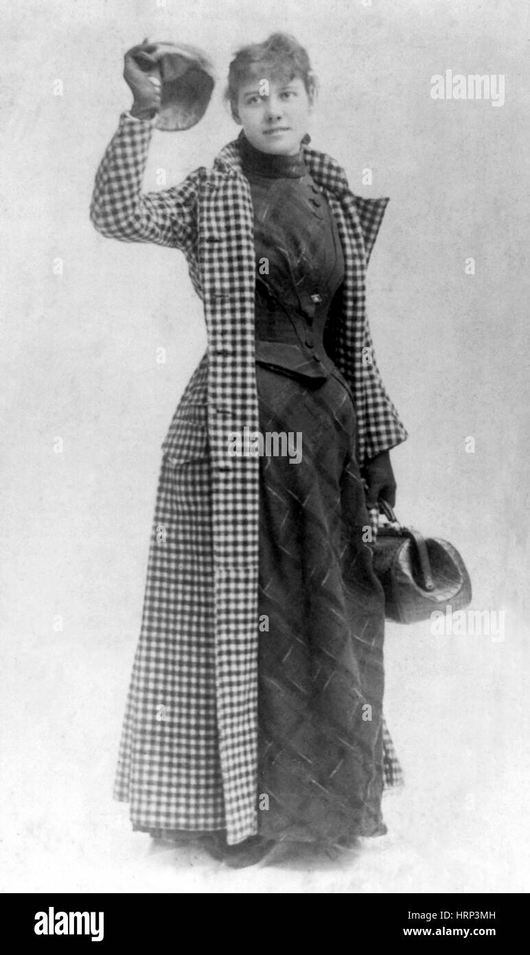 Nellie Bly, US-amerikanische Journalistin Stockfoto