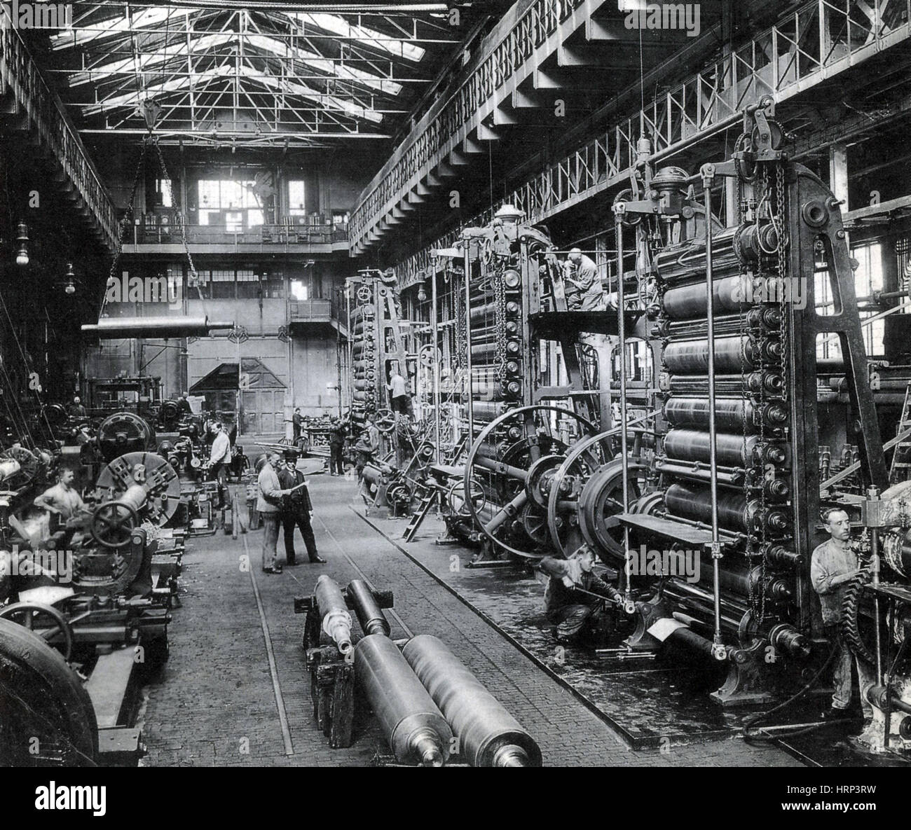 Krupp-Stahlwerke, Essen Stockfoto