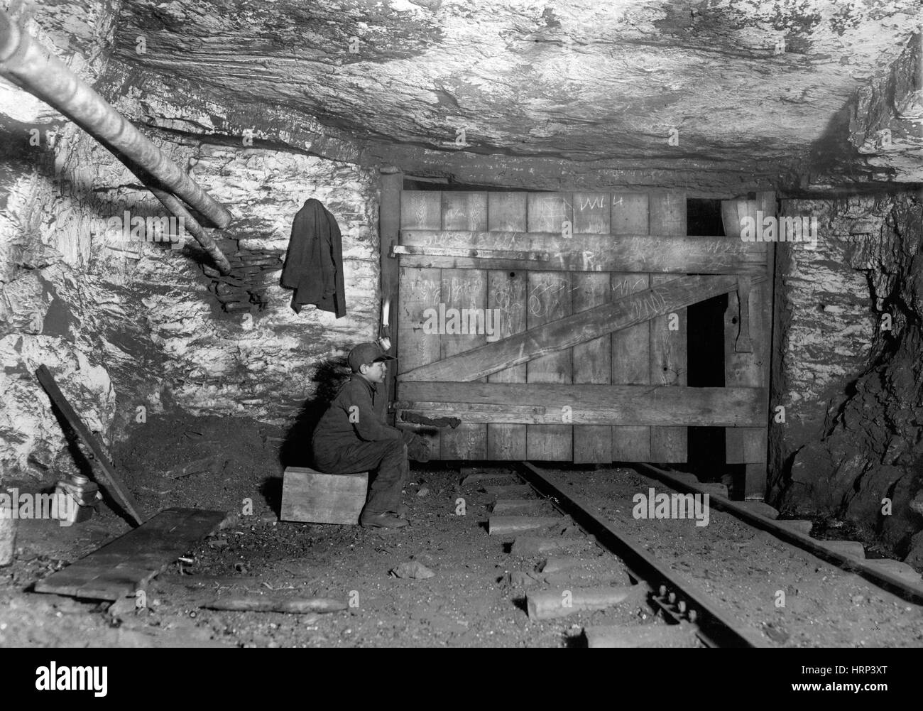 Pennsylvania Kohle Bergbau Nipper, 1911 Stockfoto