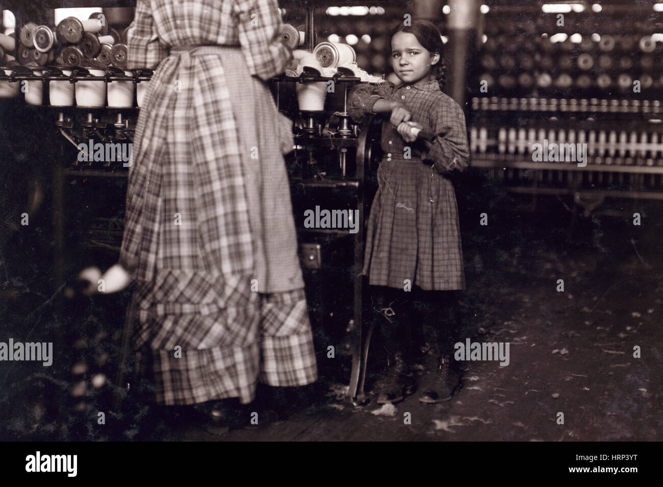 Tennessee Cotton Mill Helfer, 1910 Stockfoto