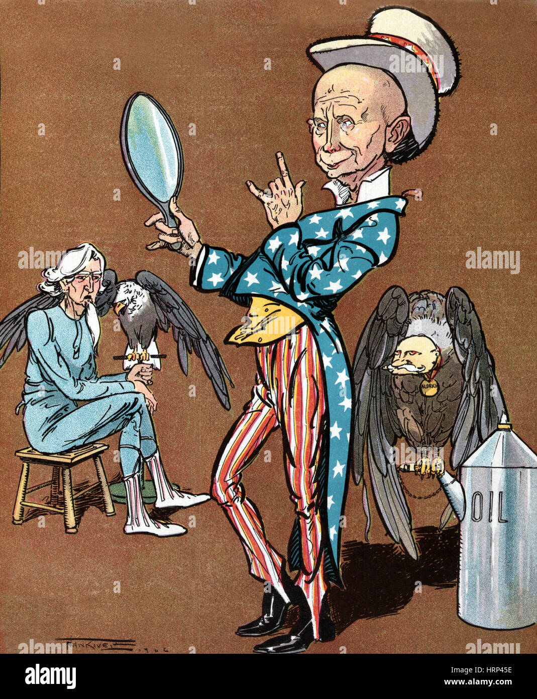 American Uncle Sam Man Cartoon Stockfotos und -bilder Kaufen - Alamy