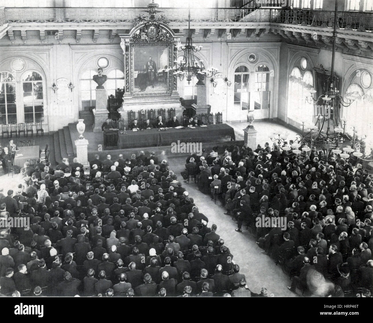 Sitzung der Oktobristen Partei, 1913 Stockfoto